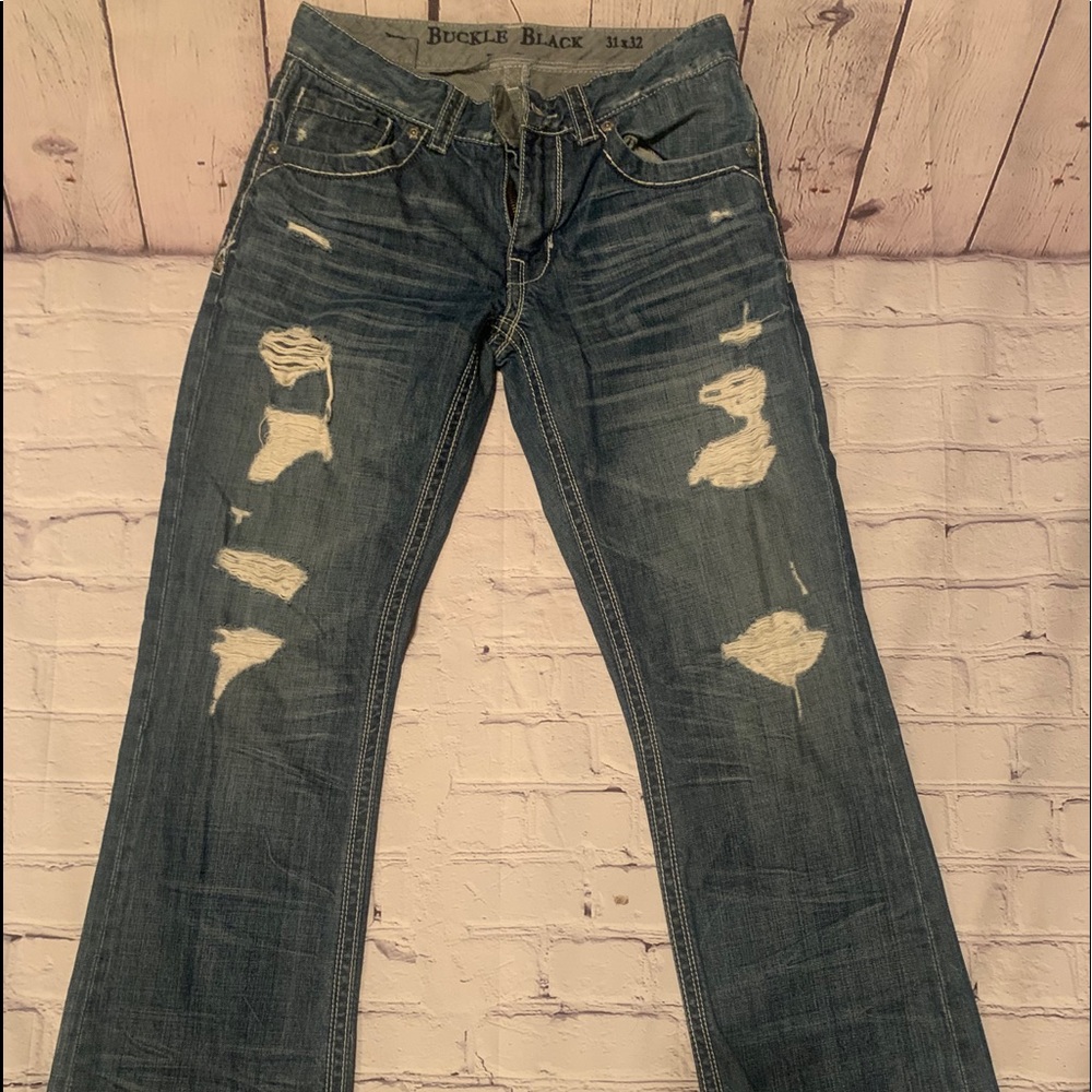 Buckle Mens Black Label 5 Fit 31x32 Jeans